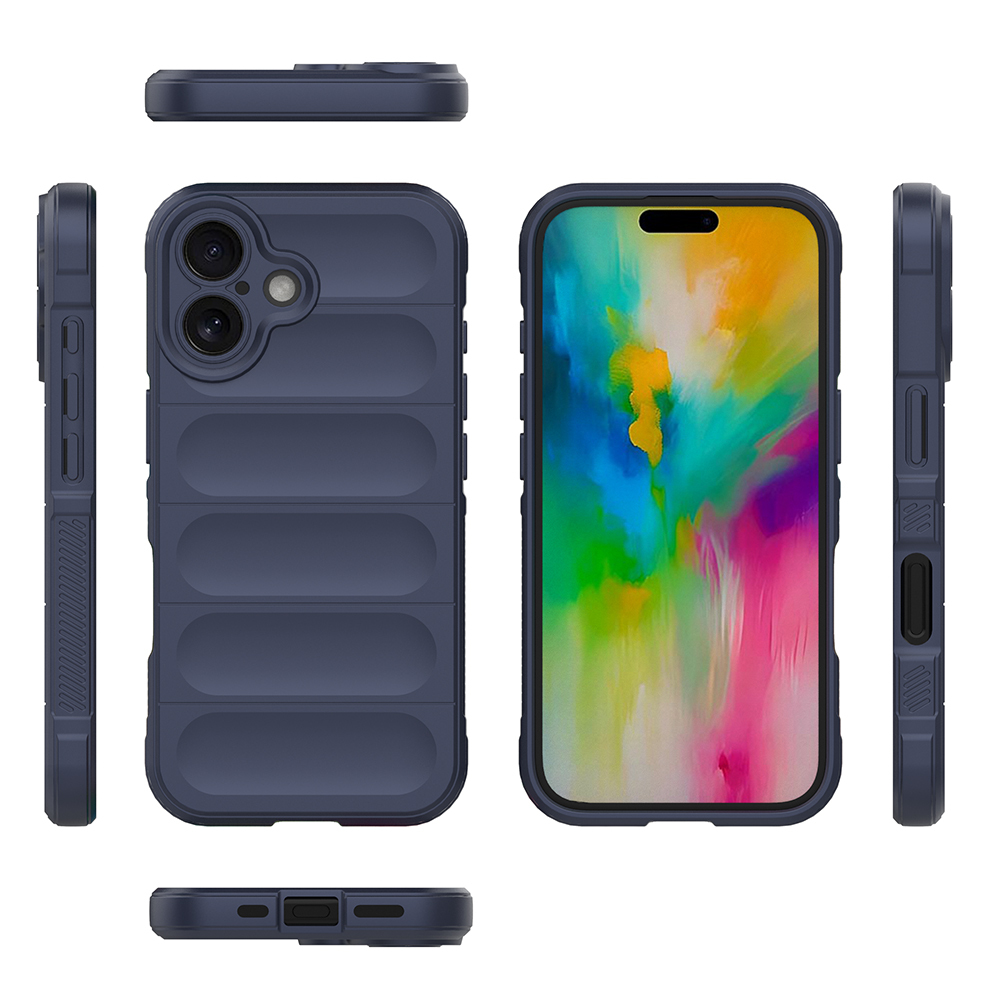 Apple iPhone 16 Uyumlu Kılıf Esnek TPU Oyuklu Arka Yüzey Tasarımlı Zore Etnik Silikon Kapak - 1