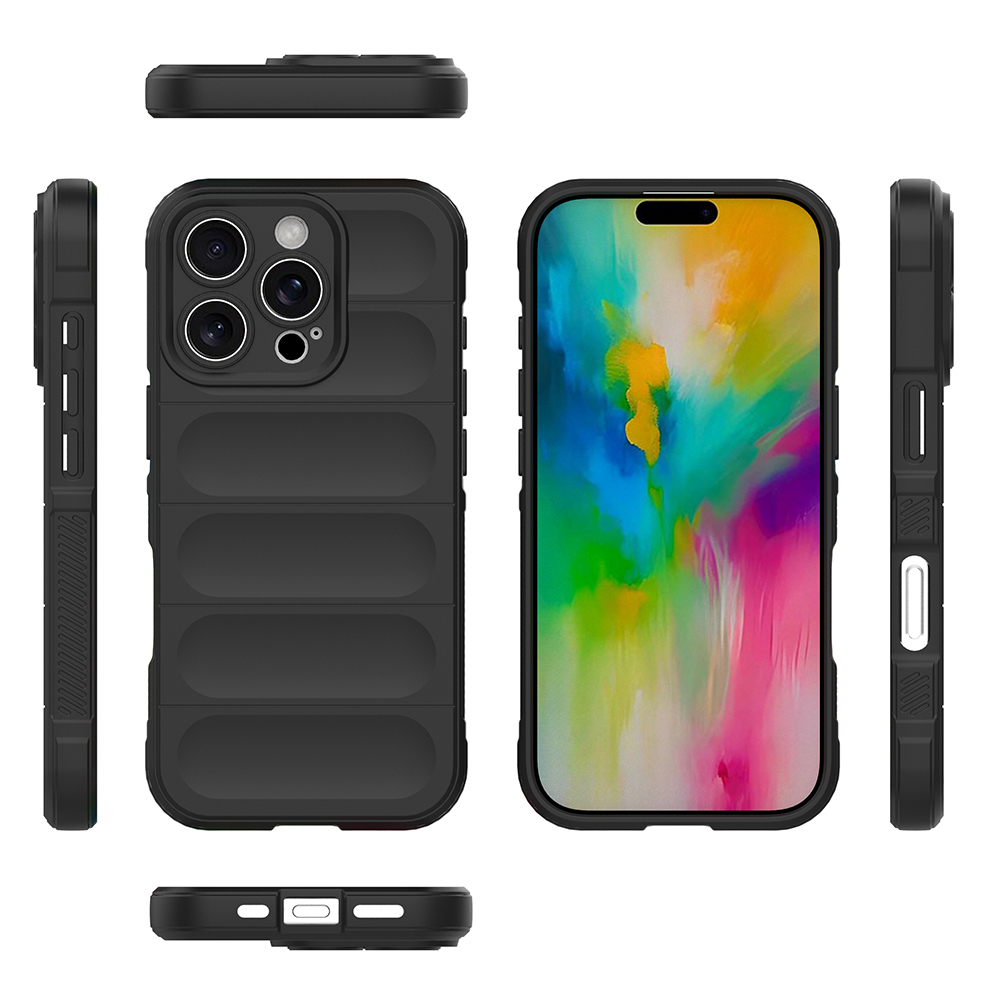 Apple iPhone 16 Pro Uyumlu Kılıf Esnek TPU Oyuklu Arka Yüzey Tasarımlı Zore Etnik Silikon Kapak - 3