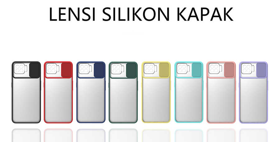 Oppo Reno 4 Lite Uyumlu Kılıf Zore Lensi Kapak - 2