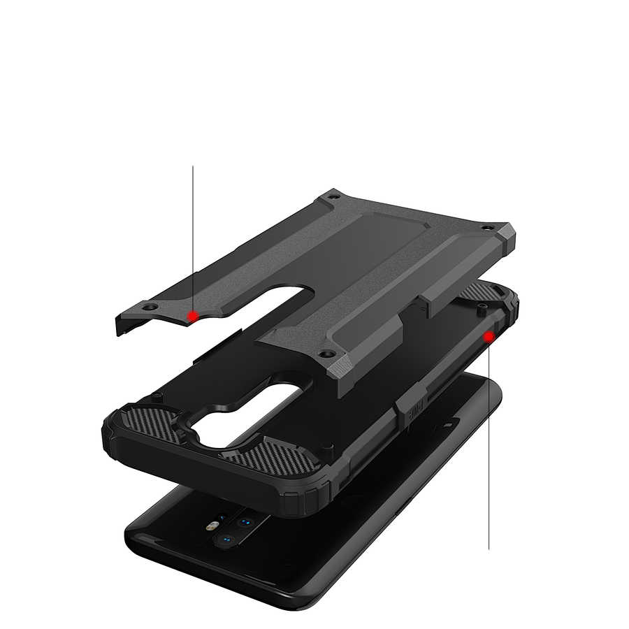 Oppo A9 2020 Uyumlu Kılıf Zore Crash Silikon Kapak - 3