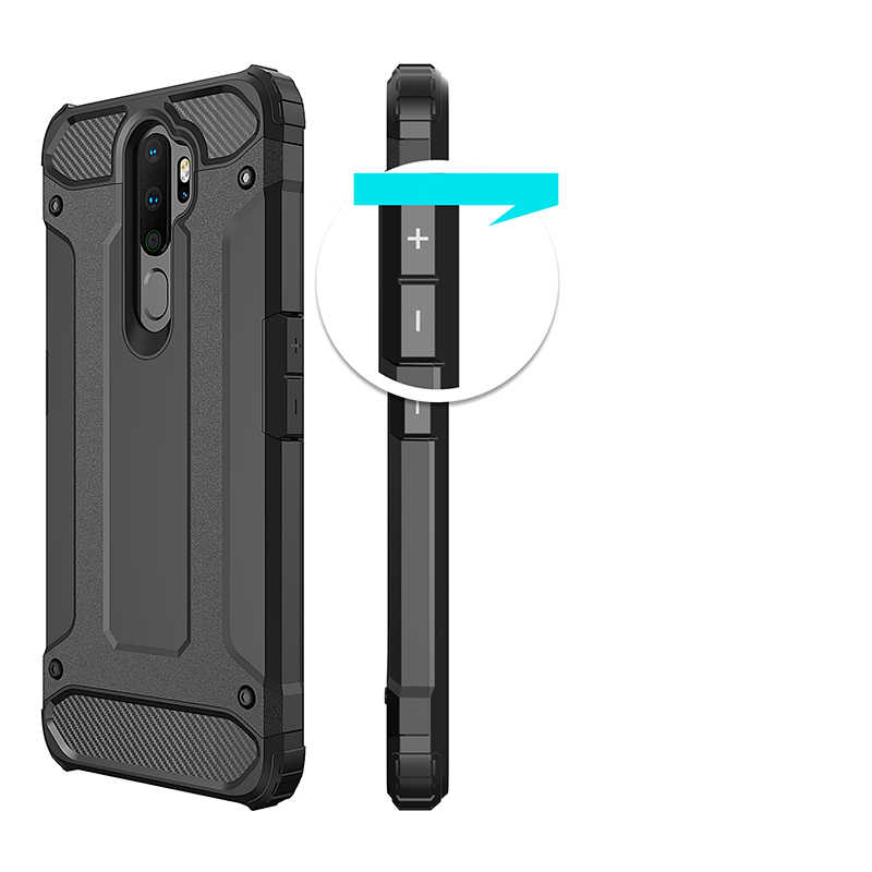 Oppo A9 2020 Uyumlu Kılıf Zore Crash Silikon Kapak - 4