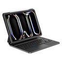 Apple iPad Air 11 2024 Uyumlu Wiwu MK-003 Gizli Kalem Bölmeli Klavyeli Standlı Kılıf - 3