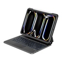 Apple iPad Air 11 2024 Uyumlu Wiwu MK-003 Gizli Kalem Bölmeli Klavyeli Standlı Kılıf - 5