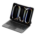 Apple iPad Air 11 2024 Uyumlu Wiwu MK-003 Gizli Kalem Bölmeli Klavyeli Standlı Kılıf - 6