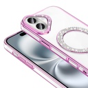 Apple iPhone 16 Plus Uyumlu Kılıf Pırlanta Taş Tasarımlı Magsafe Şarj Özellikli Zore Karetta Silikon Kapak - 8