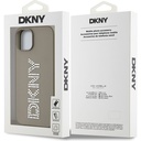 Apple iPhone 14 Uyumlu Kılıf DKNY Orjinal Lisanslı Taşlı DKNY Yazılı Metalik Rhinestones PU Deri Kapak