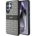 Samsung Galaxy S25 Ultra Uyumlu Kılıf DKNY Orjinal Lisanslı Kartlıklı 3D Yazılı Repeat Texture Pattern Kapak