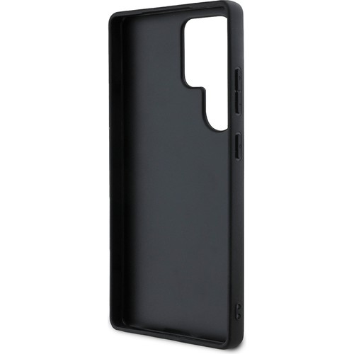 Samsung Galaxy S25 Ultra Uyumlu Kılıf DKNY Orjinal Lisanslı Kartlıklı 3D Yazılı Repeat Texture Pattern Kapak