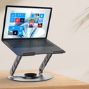 Lenyes CR190 360 Derece Dönebilen Katlanabilir Laptop Standı - 5