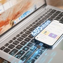 Lenyes LC514 USB-A to Type-C Hızlı Şarj Özellikli Örgülü Data ve Şarj Kablosu 15W 1M - 5
