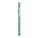 Apple iPhone 15 Pro Max Uyumlu Kılıf Magsafe Şarj Özellikli Aramid Fiber Pitaka Ultra-Slim Classic Serisi Forest Green Kapak - 2
