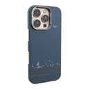 Apple iPhone 16 Pro Max Uyumlu Kılıf Wiwu DCC-209 Magsafe Şarj Özellikli Kamera Standlı Aramid Fiber Tasarım Kevlar Kapak - 6