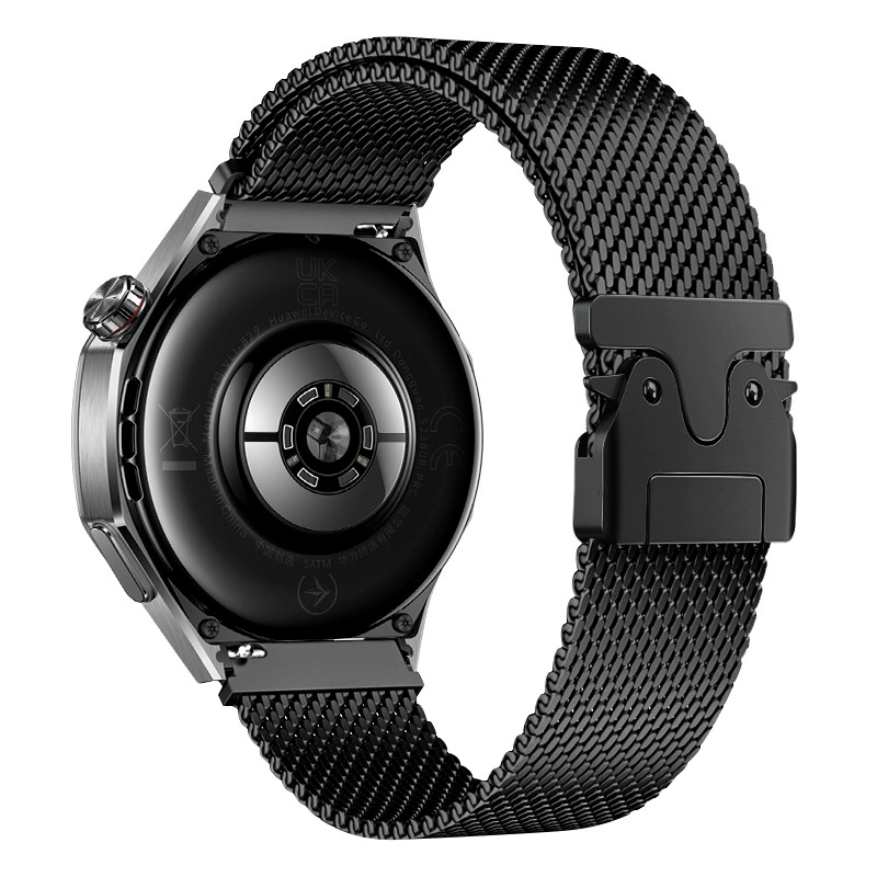 Huawei Watch Fit Uyumlu 3 22mm Zore KRD-25 Metal Hasır Kordon - 1