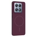 Xiaomi 14T Pro Uyumlu Kılıf M-safe Şarj Özellikli Zore Ruby Sert Kapak - 1