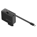 Recci RC102E GaN Teknolojili Hızlı Şarj Başlığı USB-A to Type-C PD 40W Type-C Kablolu Şarj Seti - 7