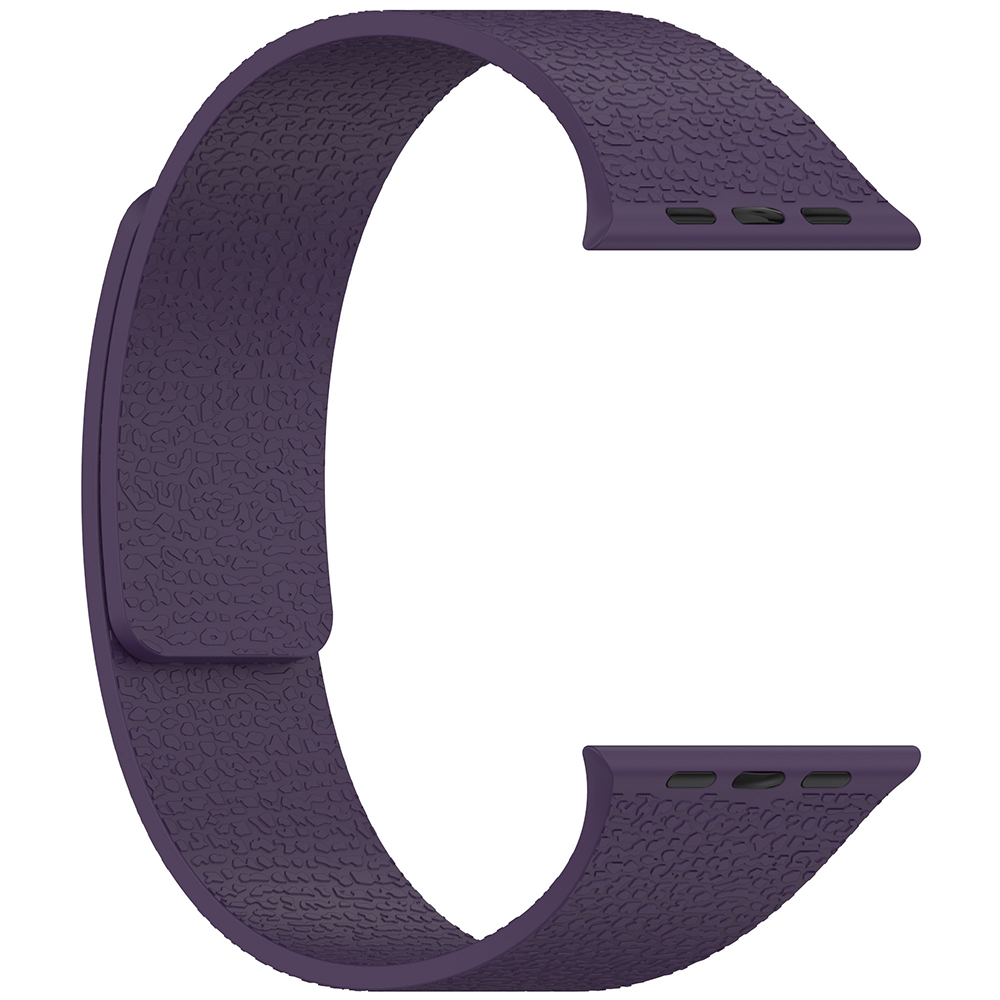 Apple Watch 44mm Uyumlu Zore KRD-136 Kabartma Desenli Silikon Kordon - 7