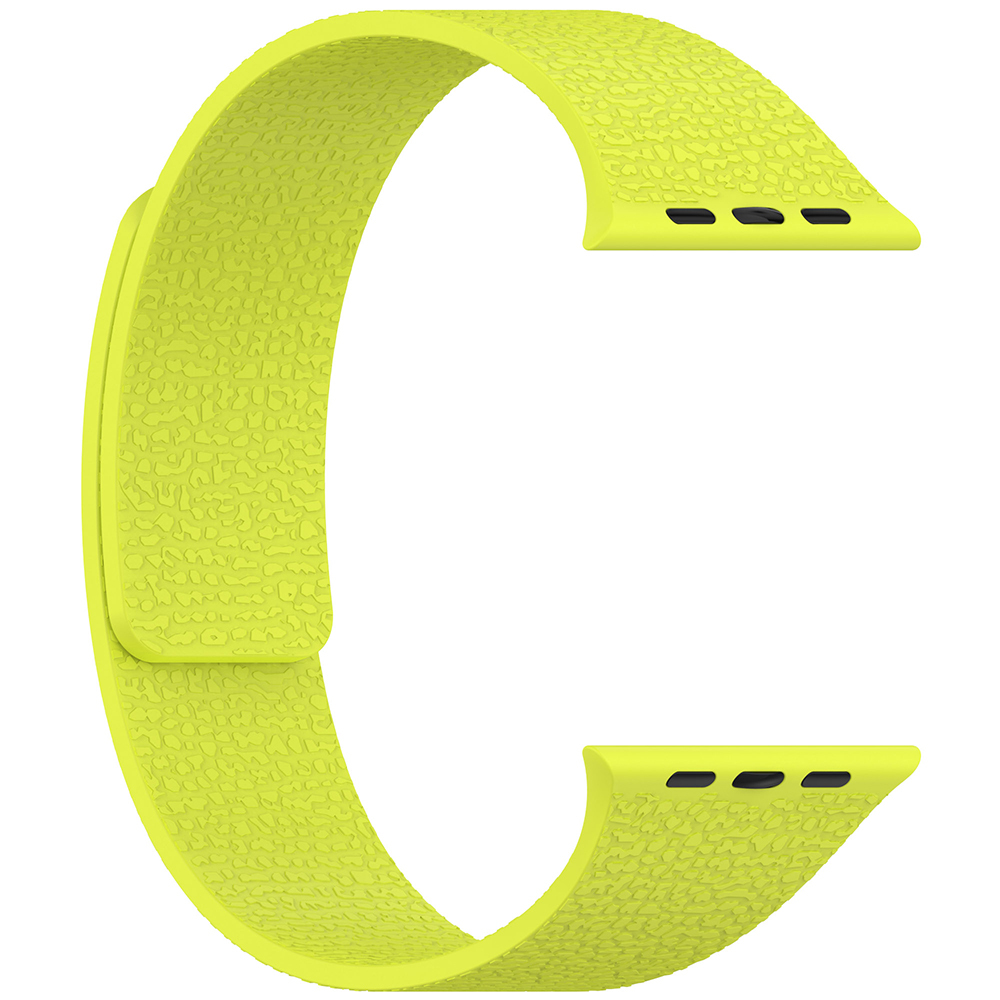 Apple Watch 7 41mm Uyumlu Zore KRD-136 Kabartma Desenli Silikon Kordon - 2