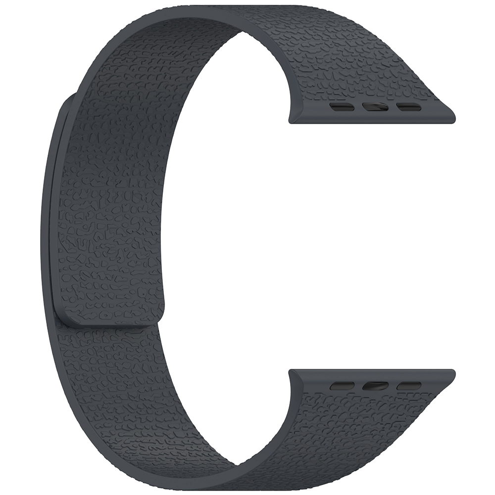 Apple Watch 7 41mm Uyumlu Zore KRD-136 Kabartma Desenli Silikon Kordon - 4