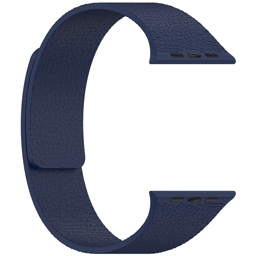 Apple Watch 7 41mm Uyumlu Zore KRD-136 Kabartma Desenli Silikon Kordon - 5