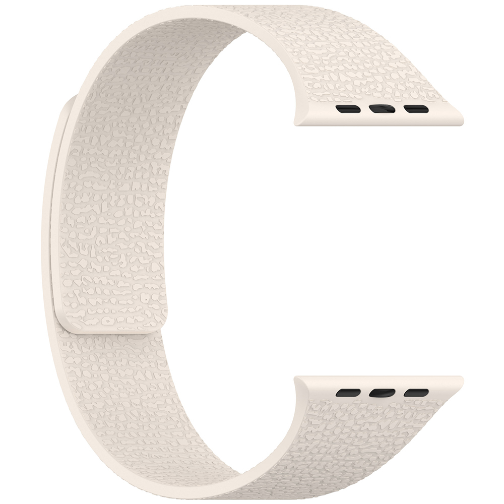 Apple Watch 7 41mm Uyumlu Zore KRD-136 Kabartma Desenli Silikon Kordon - 8