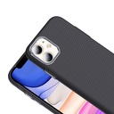 Apple iPhone 11 Uyumlu Kılıf M-safe Şarj Özellikli Karbon Fiber Görünümlü Zore Gros Kapak - 2