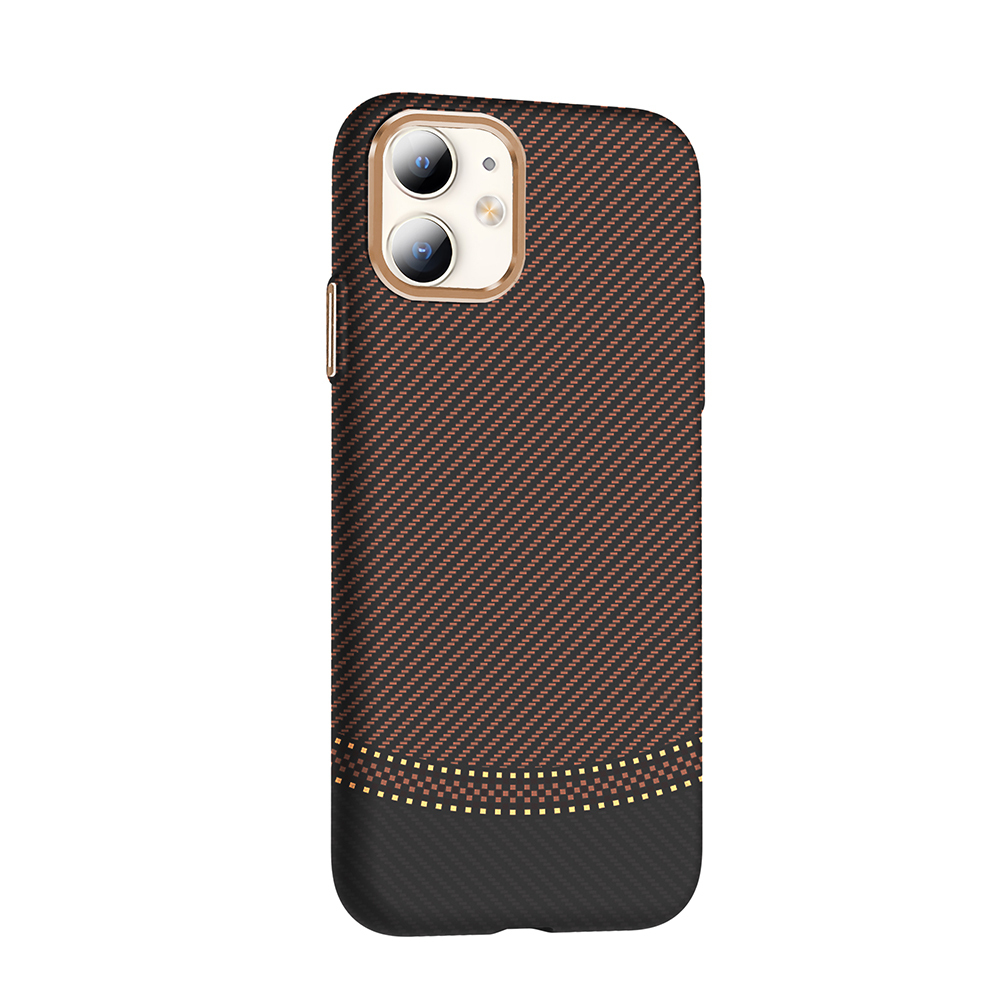 Apple iPhone 11 Uyumlu Kılıf M-safe Şarj Özellikli Karbon Fiber Görünümlü Zore Gros Kapak - 9