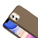 Apple iPhone 11 Uyumlu Kılıf M-safe Şarj Özellikli Karbon Fiber Görünümlü Zore Gros Kapak - 12