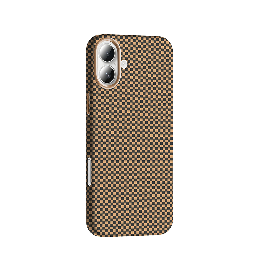Apple iPhone 16 Uyumlu Kılıf M-safe Şarj Özellikli Karbon Fiber Görünümlü Zore Gros Kapak - 1
