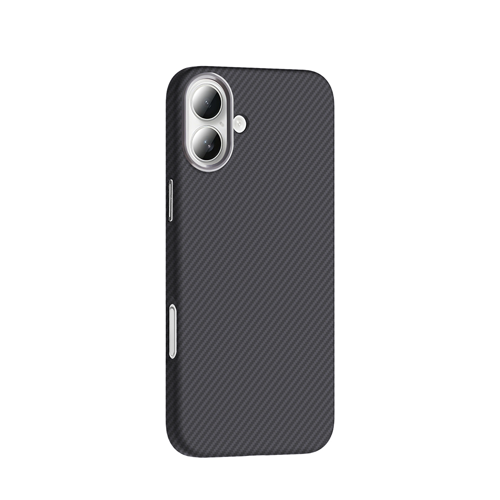 Apple iPhone 16 Uyumlu Kılıf M-safe Şarj Özellikli Karbon Fiber Görünümlü Zore Gros Kapak - 7