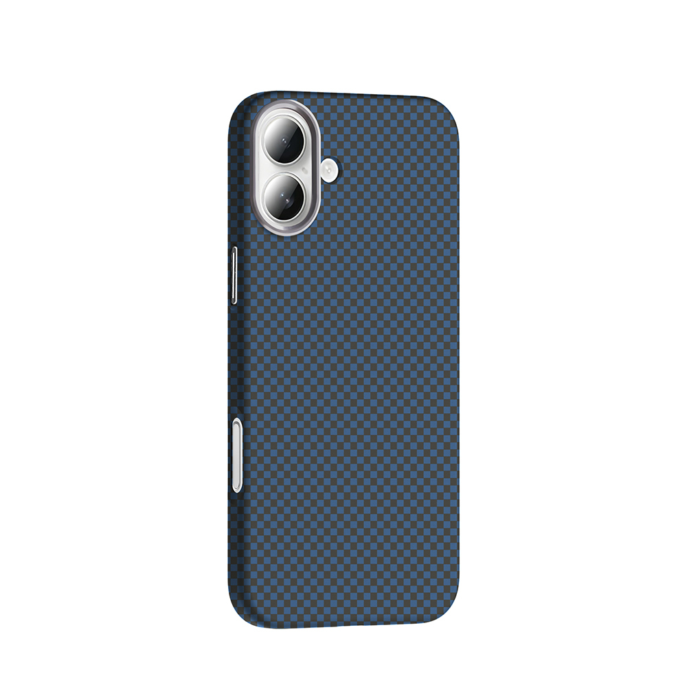 Apple iPhone 16 Uyumlu Kılıf M-safe Şarj Özellikli Karbon Fiber Görünümlü Zore Gros Kapak - 9