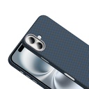 Apple iPhone 16 Uyumlu Kılıf M-safe Şarj Özellikli Karbon Fiber Görünümlü Zore Gros Kapak - 10