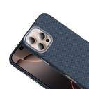 Apple iPhone 16 Pro Max Uyumlu Kılıf M-safe Şarj Özellikli Karbon Fiber Görünümlü Zore Gros Kapak - 6