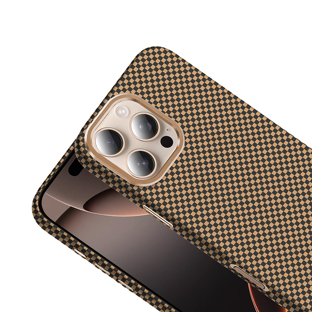 Apple iPhone 16 Pro Max Uyumlu Kılıf M-safe Şarj Özellikli Karbon Fiber Görünümlü Zore Gros Kapak - 12