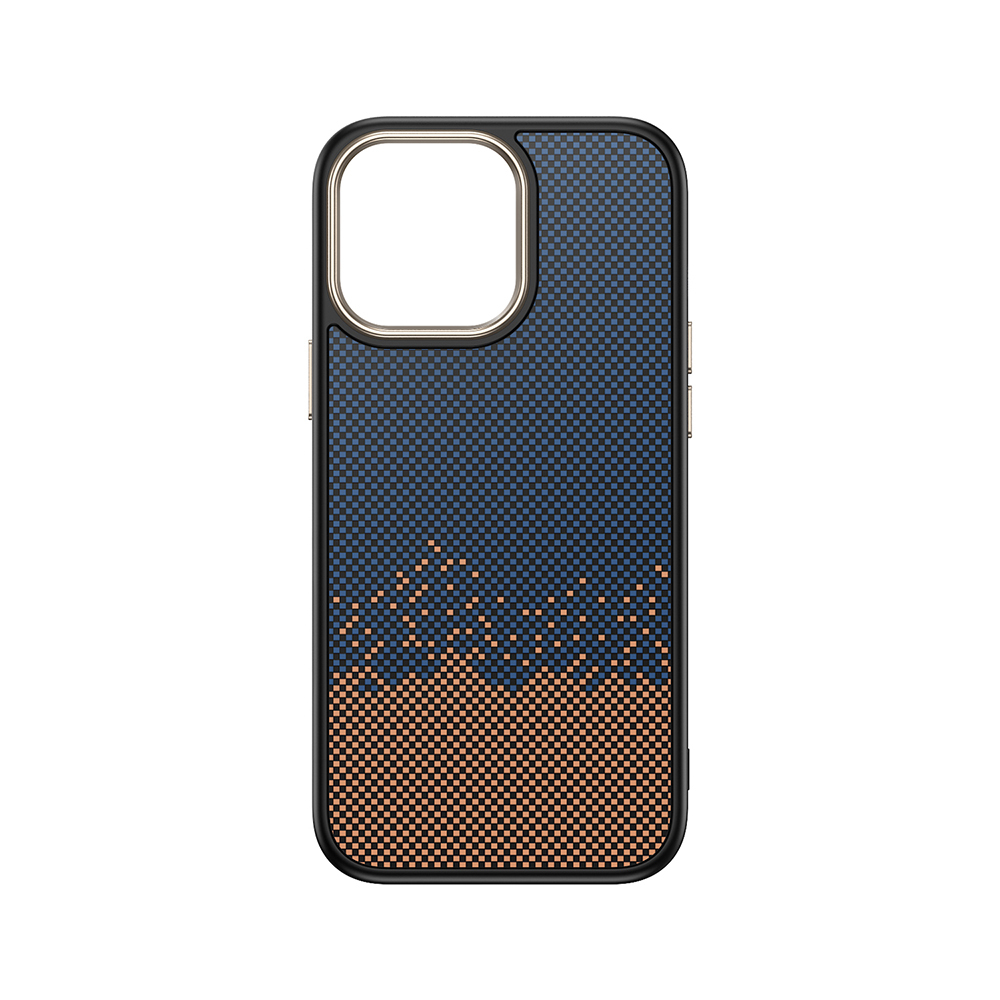 Apple iPhone 15 Pro Uyumlu Kılıf M-safe Şarj Özellikli Karbon Fiber Görünümlü Zore Antina Kapak - 6