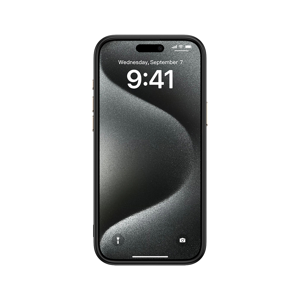 Apple iPhone 15 Pro Uyumlu Kılıf M-safe Şarj Özellikli Karbon Fiber Görünümlü Zore Antina Kapak - 16