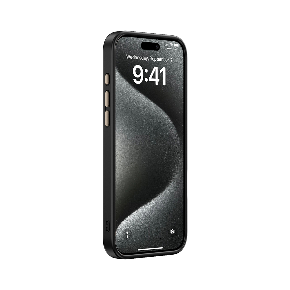 Apple iPhone 15 Pro Uyumlu Kılıf M-safe Şarj Özellikli Karbon Fiber Görünümlü Zore Antina Kapak - 17