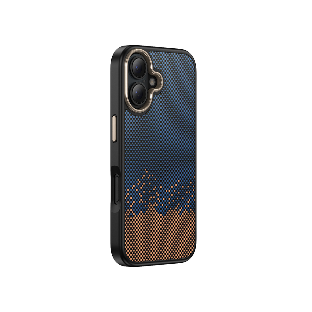 Apple iPhone 16 Uyumlu Kılıf M-safe Şarj Özellikli Karbon Fiber Görünümlü Zore Antina Kapak - 10