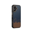Apple iPhone 16 Uyumlu Kılıf M-safe Şarj Özellikli Karbon Fiber Görünümlü Zore Antina Kapak - 10