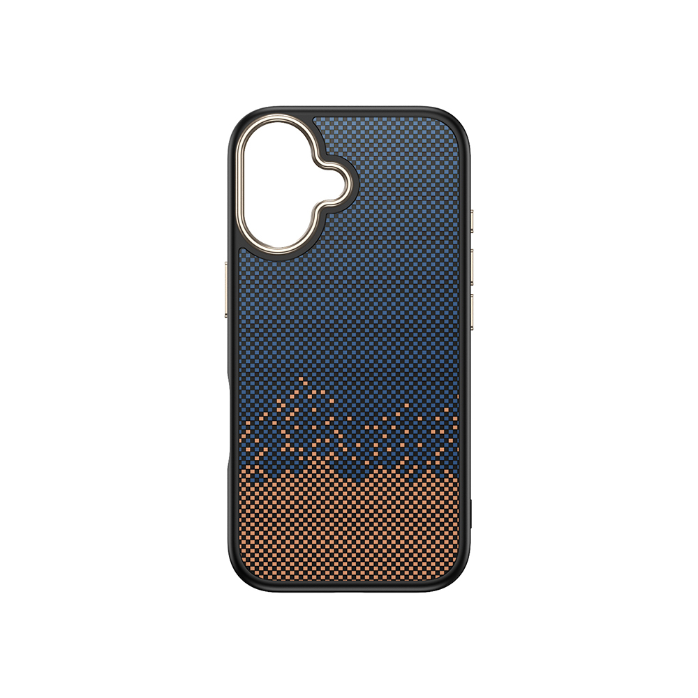 Apple iPhone 16 Uyumlu Kılıf M-safe Şarj Özellikli Karbon Fiber Görünümlü Zore Antina Kapak - 11