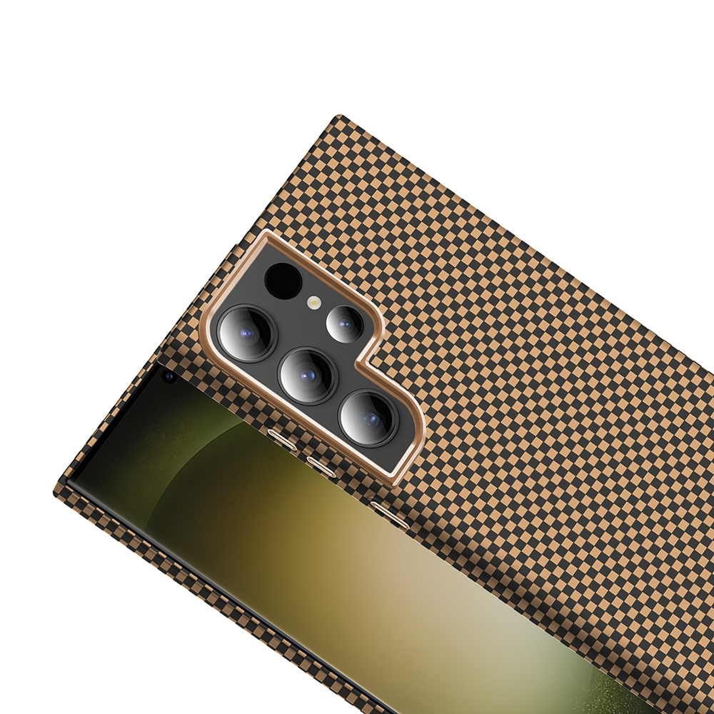 Samsung Galaxy S23 Ultra Uyumlu Kılıf M-safe Şarj Özellikli Karbon Fiber Görünümlü Zore Gros Kapak - 12