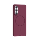 Samsung Galaxy S25 Uyumlu Edge Kılıf M-safe Şarj Özellikli Zore Ruby Sert Kapak - 3