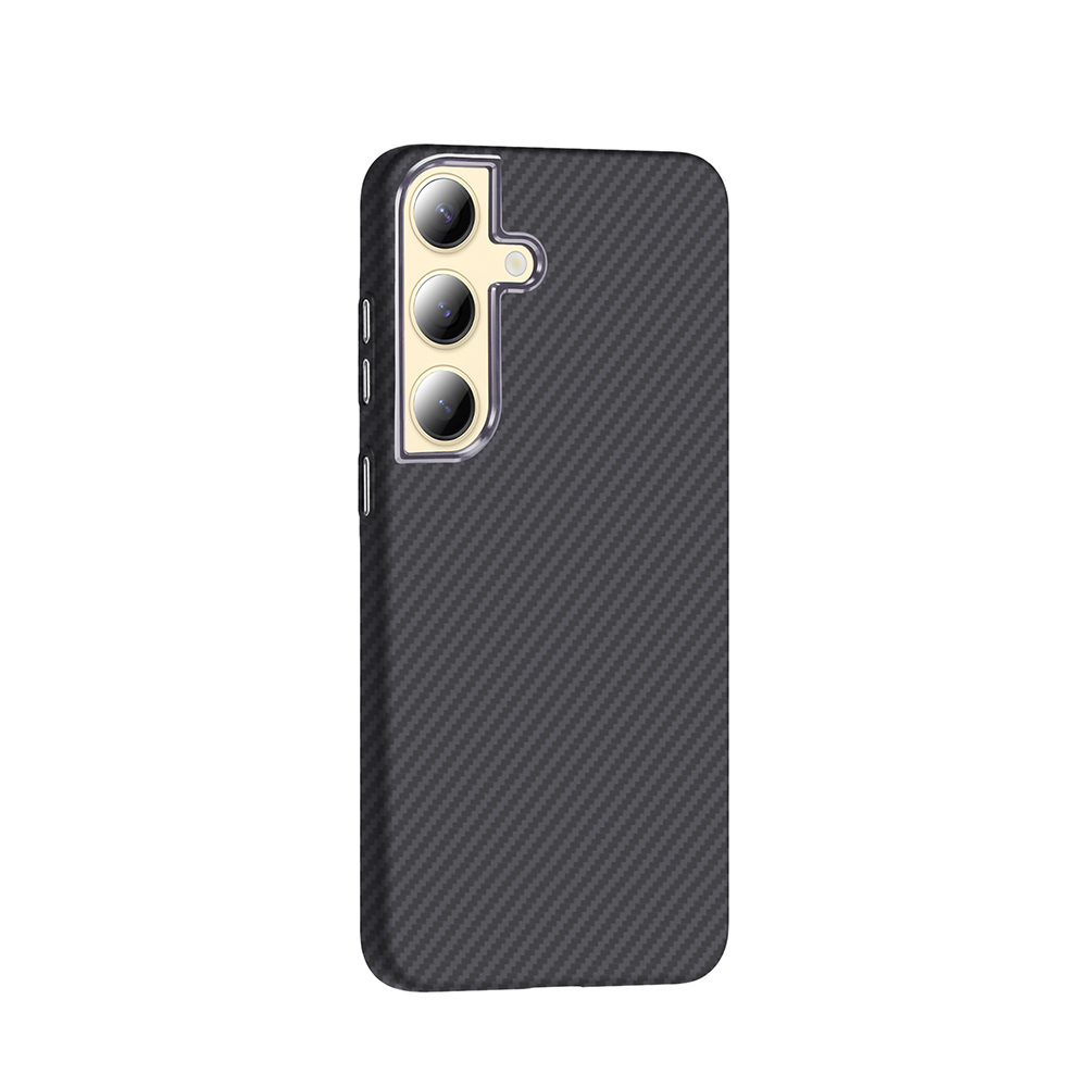 Samsung Galaxy S24 Plus Uyumlu Kılıf M-safe Şarj Özellikli Karbon Fiber Görünümlü Zore Gros Kapak - 3