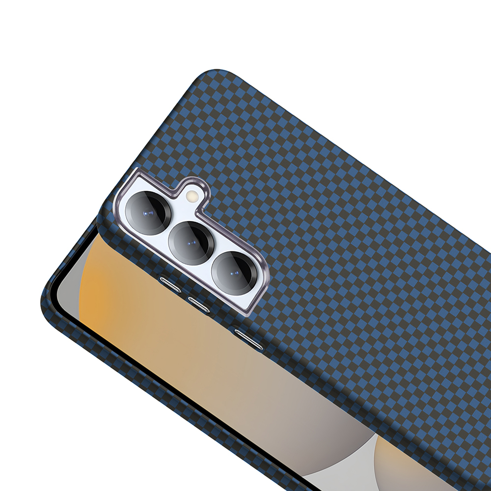 Samsung Galaxy S25 Uyumlu Kılıf M-safe Şarj Özellikli Karbon Fiber Görünümlü Zore Gros Kapak - 10