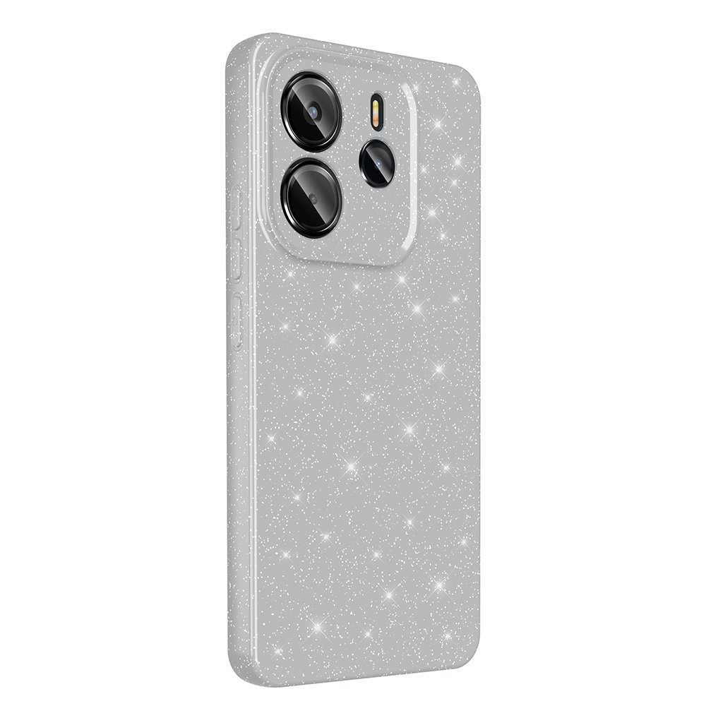 Xiaomi Redmi Note 14 Uyumlu Kılıf Kamera Korumalı Simli Lüks Zore Koton Kapak - 5