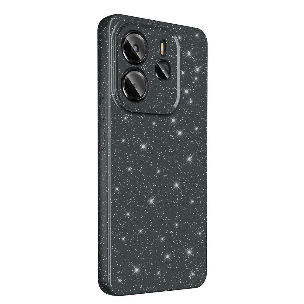 Xiaomi Redmi Note 14 Uyumlu Kılıf Kamera Korumalı Simli Lüks Zore Koton Kapak - 7
