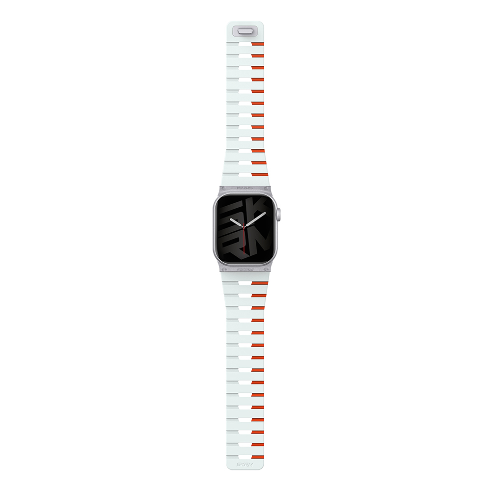Apple Watch 38mm Uyumlu Skinarma Gemini Serisi TPU Magnetik Silikon Kordon - 1
