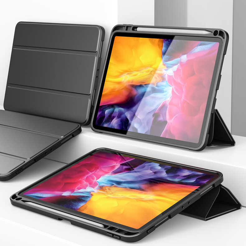 Apple iPad 10.2 Uyumlu (8.Nesil) Kılıf Wlons Tablet Kılıf - 3