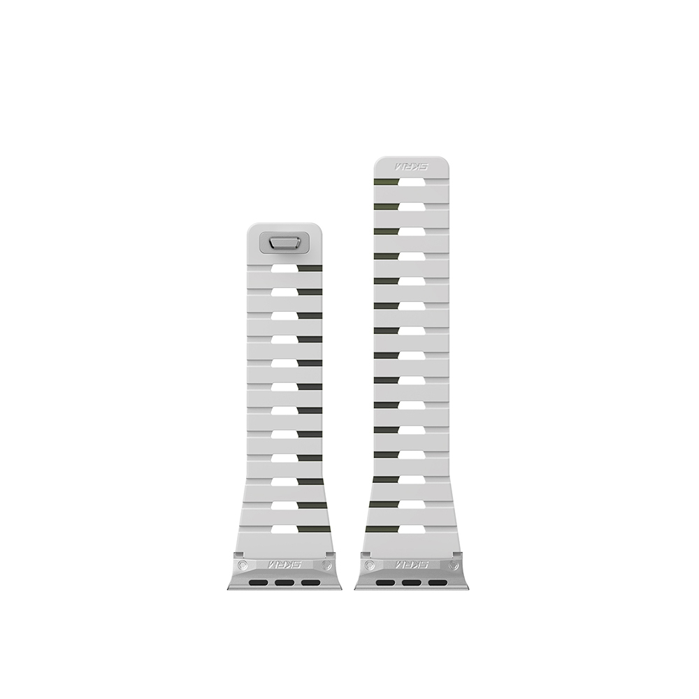 Apple Watch 10 46mm Uyumlu Skinarma Gemini Serisi TPU Magnetik Silikon Kordon - 4