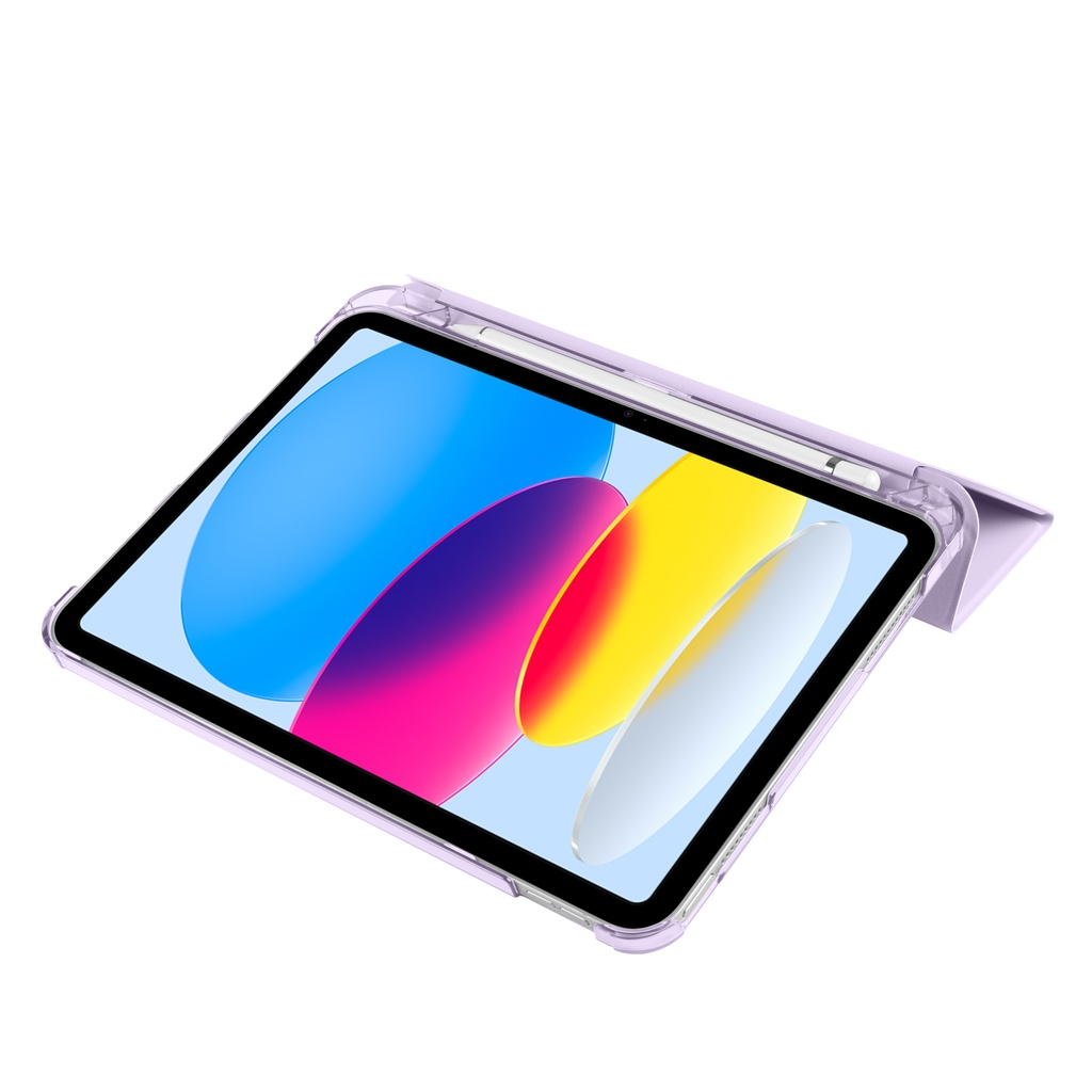 Apple iPad Air 10.9 2022 Uyumlu (10.Nesil) Zore Smart Cover Kalem Bölmeli Standlı 1-1 Kılıf - 27