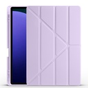 Samsung Galaxy Tab S9 FE Plus Uyumlu Kılıf Zore Tri Folding Kalem Bölmeli Standlı Kılıf - 2